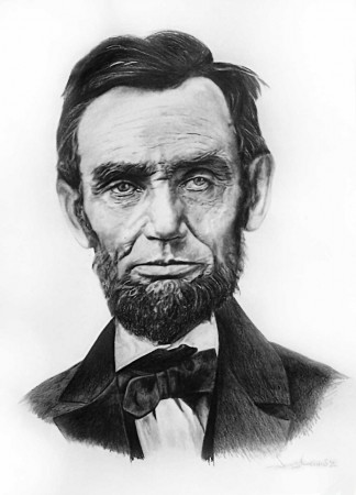 Portrait of Abraham Lincoln ( 17 X 23, 2006)