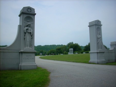 The Entrance to the Hope Cemetery