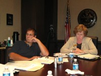 Commissioner Mark Banasiak and County Mayor Bowers