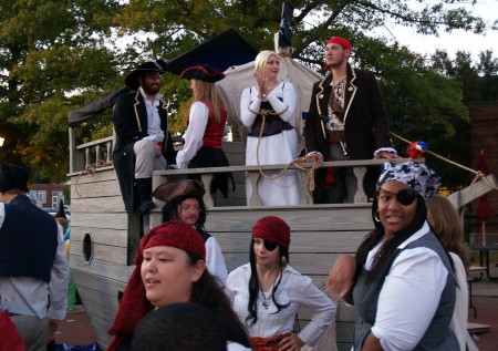 Ahoy Mateys! SGA took home first place for their pirate playhouse again this year.