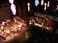 Percussion Ensemble w/ University Choir at Halloween Concert Finale