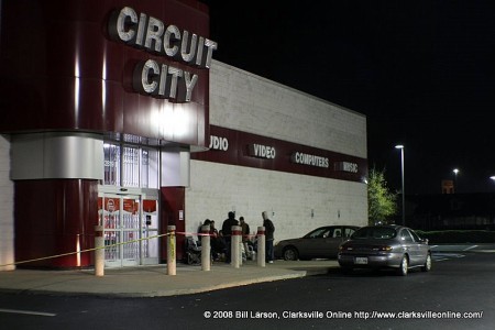 The encampment at Circuit City