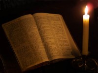 Bible and Candle
