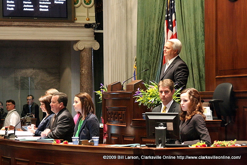 Lt. Governor Ron Ramsey calls Senate to order