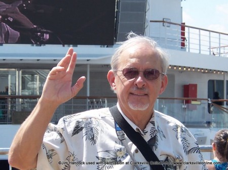 Jim Hancock on the Norwegian āGem.ā Jim Hancock on the Norwegian āGem.ā