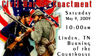 Linden TN Re-enactment Poster 2009