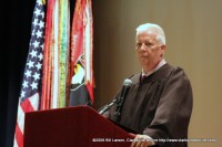 US District Court Magistrate W. David King presides over naturalization ceremony