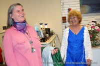 Kitty Madden and Visions Metaphysical Boutique's owner Linda Cain Kitty Madden and Visions Metaphysical Boutique's owner Linda Cain