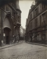 Eugène Atget. Rue du Figuier, 1924. Albumen print, 9 in. x 7 in. Gift of Walter P. Chrysler, Jr. by Exchange, Chrysler Museum of Art, Norfolk, VA.