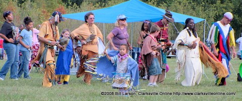 One of the many traditional dances from the 2008 NCC Intertribal Powwow