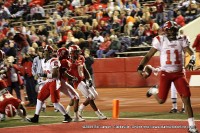 JSU's Quarterback Ryan Perrilloux scoring JSU's Quarterback Ryan Perrilloux scoring