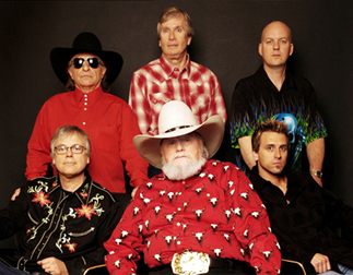 The Charlie Daniels Band - Front Row: Bruce Brown, Charlie Daniels, Chris Wormer Back Row: Taz DiGregorio, Charlie Hayward, Pat McDonald