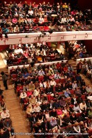 Every seat was filled in the 572 seat auditorium