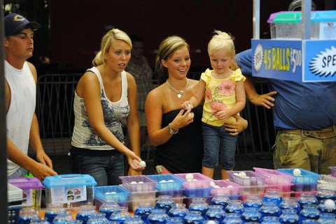 Win a fish at the North Tennessee State Fair - (Photo by Roland Woodworth)