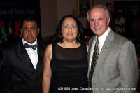 Pastor Tommy Vallejos and his wife Caroline with Clarksville Mayor Johnny Piper