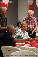 Jean Kuglar with a look of shock on her face as her name is called for the Clara Barton Award