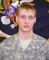 Spc. Blaine E. Redding Spc. Blaine E. Redding