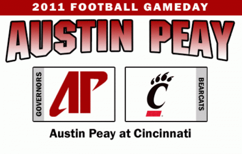 APSU vs Cincinnati (Austin Peay Sports Information)