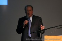 Frank Lott served as the emcee for the presentation