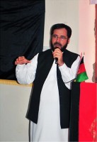 Paktika Provincial Governor Moheebullah Samim addresses Vertical Engineering Skills Development Workshop graduates about using their newly learned engineering skills to help further development in Afghanistan.  (U.S. Army courtesy photo)