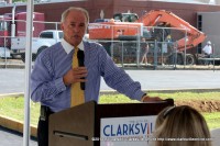 Clarksville Mayor Johnny Piper at the Publix Groundbreaking