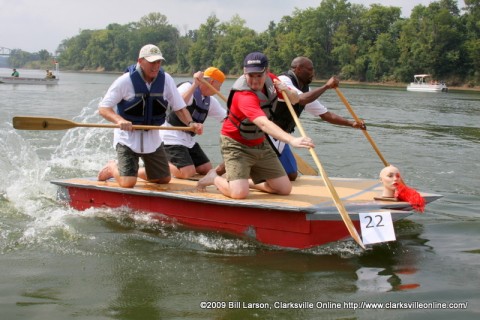 City Council Boat from last years Riverfest Regatta Race.