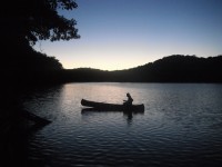 Canoeing at Dusk