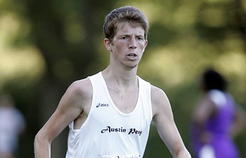 Freshman Tyler Kepley has provided a consistent effort as the Govs No. 4 in the season's first two eight-kilometer races. (Courtesy: Keith Dorris/Dorris Photography)