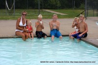 A family enjoying one of the public swimming pools in Clarksville, TN