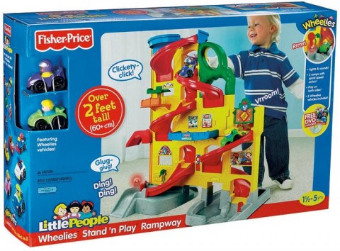 Fisher-Price Little People Wheelies Stand 'n Play Rampway