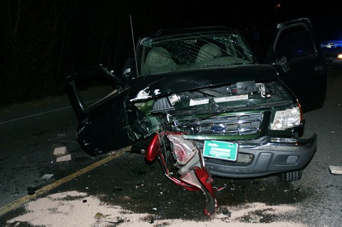 Overnight Crash Sends Two to Vanderbilt. (Photo Courtesy of Deputy James Derico (MCSO))