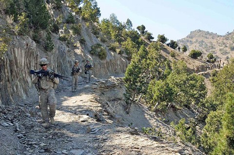 U.S. Army Soldiers assigned to Troop A, 1st Squadron, 33rd Cavalry Regiment. (Photo by U.S. Army Staff Sgt. Brent C. Powell, 3rd Brigade, 101st Airborne Division)