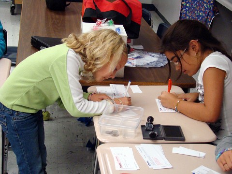 US Bank, a Partner in Education, helps elementary students operate their own school banks.