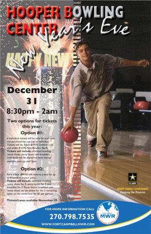 The Hooper New Years Eve Bowling Party