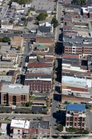 F&M Bank (right, front) is centrally located in the heart of downtown Clarksville, the center of business and government in our community.