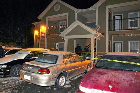 500 Kraft Street Apartment where shooting took place - (Photo by CPD-Jim Knoll)