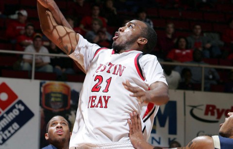 John Fraley had a double-double against UTC. (Courtesy: Keith Dorris/Dorris Photography)