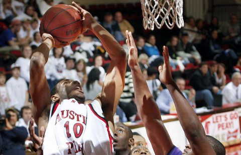 APSU Men's Basketball. (Photo Courtesy: Austin Peay Sports Information)