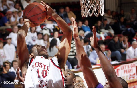 APSU Men's Basketball. (Photo Courtesy: Austin Peay Sports Information)