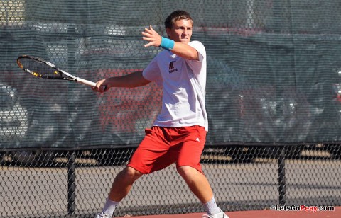 APSU Men's Tennis. (Photo Courtesy: Mateen Sidiq/Austin Peay)