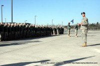 159th Combat Aviation Brigade Commander Colonel Kenneth T. Royar addressing the gathered soldiers