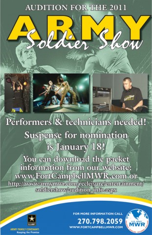 Nominations for the 2011 Army Soldier Show