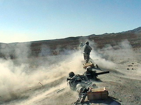 U.S. Army Soldiers from 1st Battalion and 2nd Battalion, 506th Infantry Regiment, 4th Brigade Combat Team, 101st Airborne Division, familiarize themselves with the M67 90mm recoilless rifle by firing the weapon at a Forward Operating Base Orgun-E range Jan. 27th. The Soldiers fired roughly 150 rounds of 90mm ammunition. (Photo by U.S. Army Staff Sgt. Nathan J. Hyman, 4th Brigade Combat Team, 101 Airborne Division)