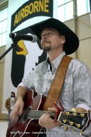 Thom Shepherd playing for the soldier's families Thom Shepherd playing for the soldier's families