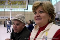 Deb and Rusty Turbeville at the Welcome Home Ceremony