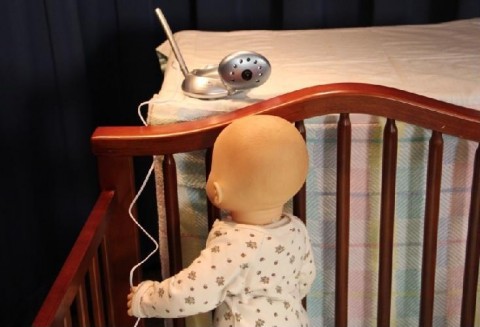 Strangulation Hazard with video Baby Monitors with Cords.