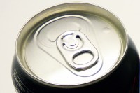 Most diet soda's contain a large portion of salt/sodium. Most diet soda's contain a large portion of salt/sodium.