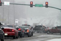 Intersection of North Second/Kraft/Riverside Drive/Boot Hill. (Photo by Jim Knoll)