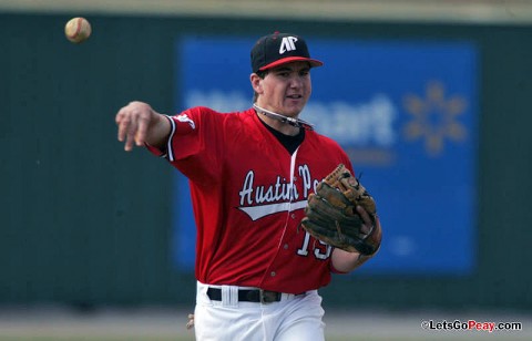 Shortstop Reed Harper had a RBI single in the Govs loss at Illinois State, Friday. (Keith Dorris/Dorris Photography)