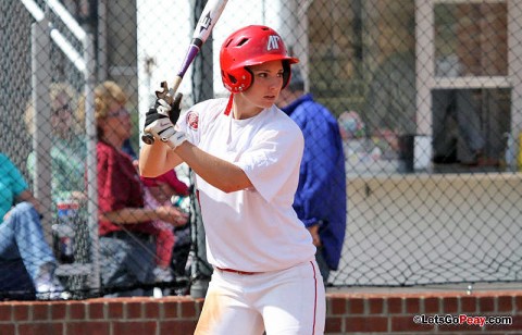 Senior Tiffany Smith had two hits and a RBI versus Eastern Michigan. (Austin Peay Sports Information)